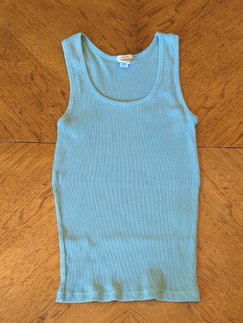 Y2K Old Navy Light Blue Ribbed Tank Top